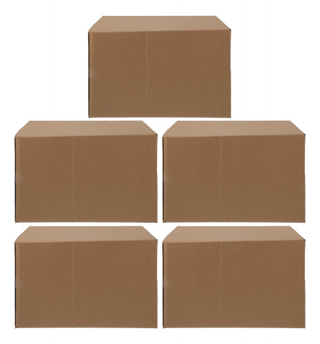 Cartones Corrugados Express Box, Papel Corrugado, 5 Piezas