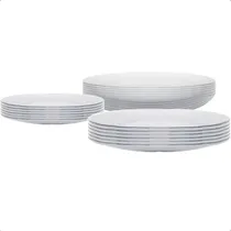 Comprar Juego Durax Set De Vajilla Completa X18 Platos Vidrio