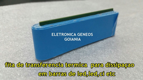 Fita Dupla Face Condutora Térmica De Calor 20mm 1metro  Nova