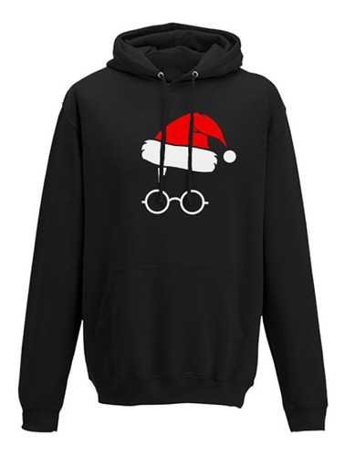 Sudadera Magia Modelo Gorrito Navideño Tematico Con Lentes 