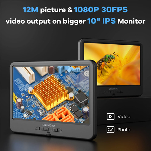 Microscopio Digital Lm210 10.1 Para Monedas Y Electrónica