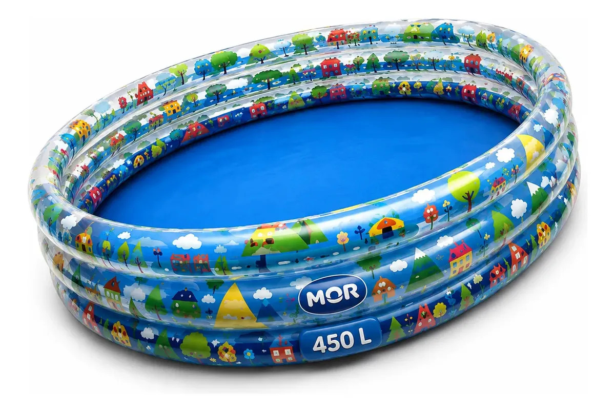 Piscina Banheira Infantil Inflável Redonda 450 Litros Mor