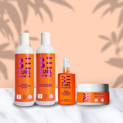 Kit Sh No Poo + Cr De Pentear Styling Cream Be Curl Crespos
