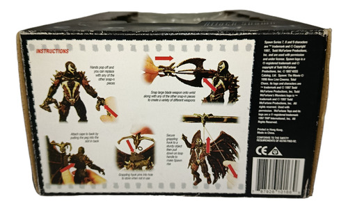 Boneco Spawn Mcfarlane 1997 Deluxe Attack Edition