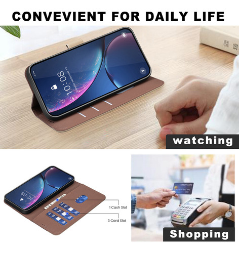 Funda De Piel Tipo Cartera Case For Honor X7a X7b X7c