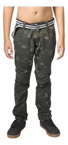 Calça jeans camuflada mercado best sale livre