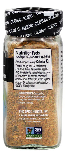 Mezcla De Condimentos Para Fajitas The Spice Hunter, Frasco