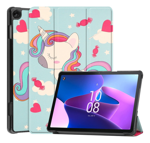 Funda De Tableta Pintada Custer Para Lenovo Tab M10 De Terce