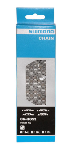 Cadena Bicicleta 9 Velocidades Shimano Deore Tiagra Cn-hg53