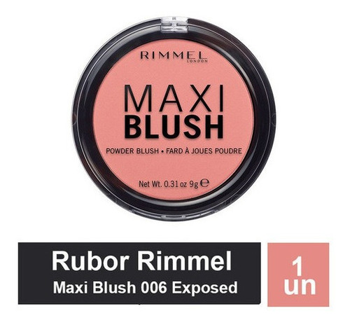 Imagen 1 de 4 de Rubor Rimmel Maxi Blush Powder Blush