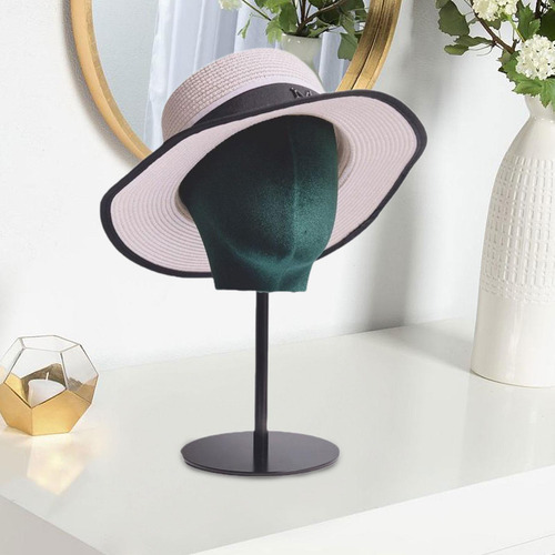 Mannequin Head Display Soport Soporte De Sombrero Decorativo
