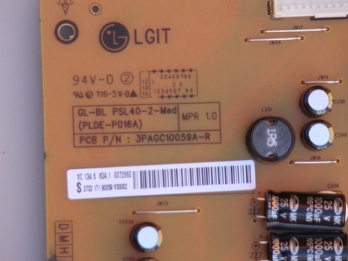 Placa Fonte Philips 40pfl5606d/78 Plde-p016a Nova