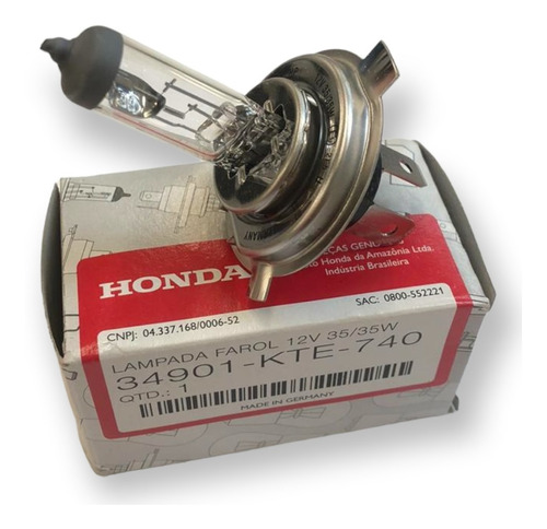 Lâmpada Farol (12v 35/35w) Original Honda - Biz Cg Bros