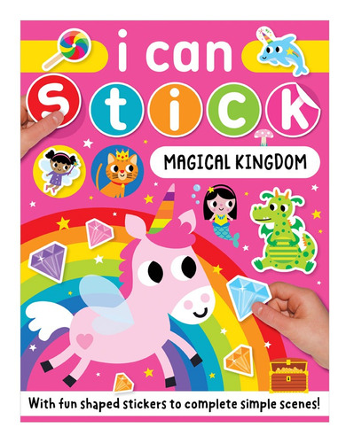 Libro De Actividades Con Stickers Yo Puedo Hacerlo Niñas