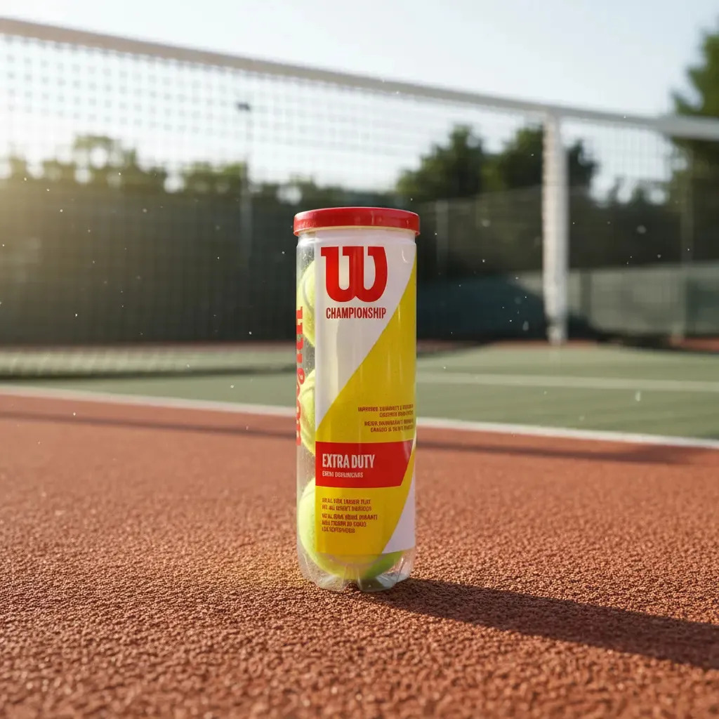 Pelotas de Padel Wilson tubo de 3 unidades Championship color amarillo