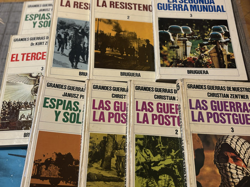 Enciclopedia Grandes Guerras De Nuestro Tiempo 15 Tomos. (Usado)