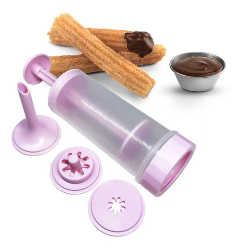 Maquina De Fazer Churros Fácil Portátil Manual Domestica 