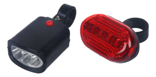 Set Luz Bicicleta Trasera Y Delantera Luces