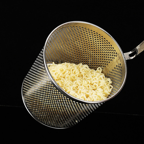Cesta De Fritura Com Alça Anti-escaldadura De Aço Inoxidável