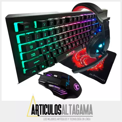 TECLADO+MOUSE+AUDIFONO+PADMOUS GAMER