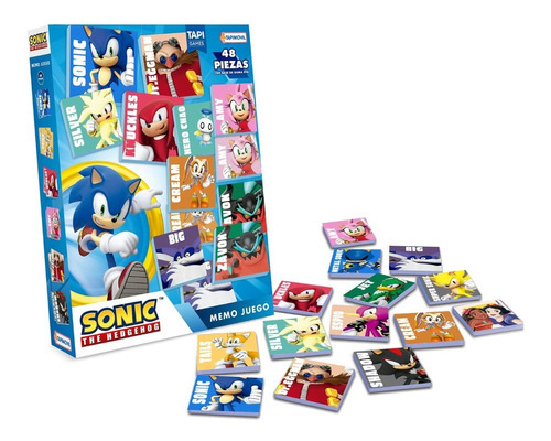 Memo Juego De Mesa Memoria  Sonic Sega