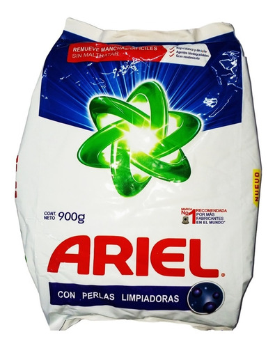 Jabon Polvo Detergente 900gr Ariel 