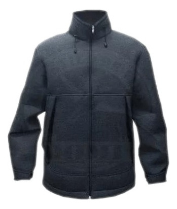 Campera Tricapa Domi Ajustable Velcro Bolsillos Abrigo