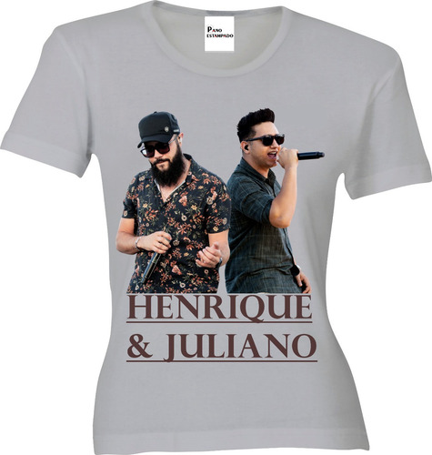 Camiseta, Baby Look, Regata, Cropped Henrique E Juliano 2