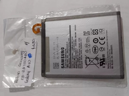 Refaccion De Carga Samsung Mod.eb-ba750abu Para Galaxy A10