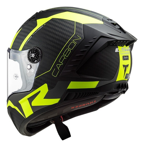 Casco Ls2 Carbono 100% Thundert 805 Mat Motoscba