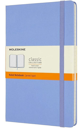 Cuaderno Moleskine Clasico Rayado Tapa Dura 240 Hojas - Lila