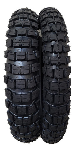Par Pneu E Câmaras 110/90-17 E 90/90-19 Dust Bros Crosser150