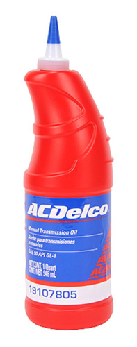 Aceite Transmision Manual Acdelco 946ml Sae 90 Api Gl-1