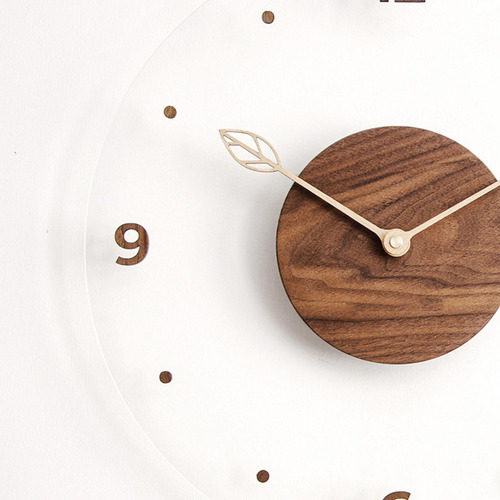 Reloj De Pared Redondo De Madera, Reloj De Pared, Moderno,