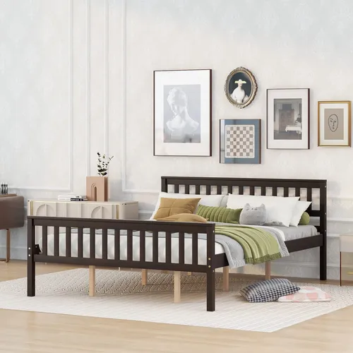 Base De Cama Queen Clasica Y Resistente, Comoda Y Practica