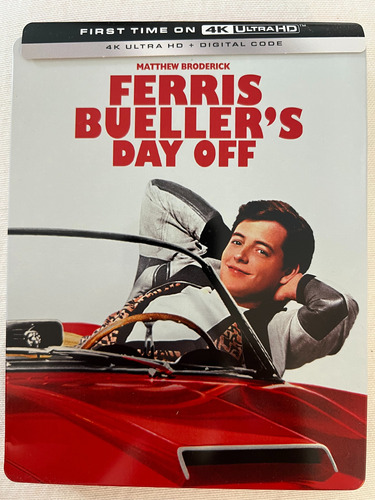 4k Uhd Blu-ray Ferris Buellers Day Off / Steelbook Abollado