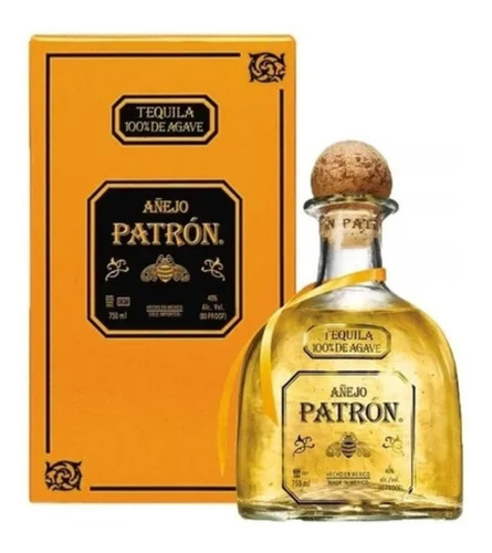Tequila Mexicana Patrón Añejo 100% Agave 750ml