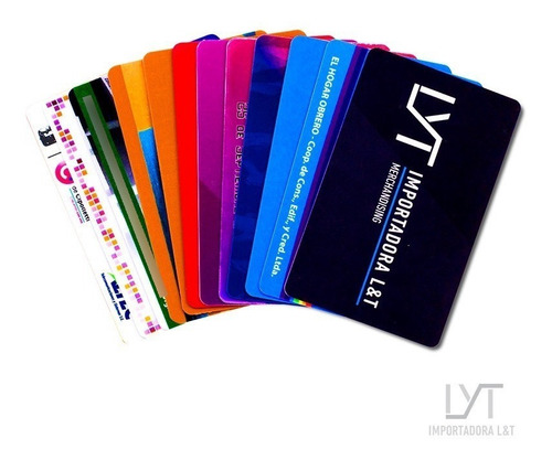 Imagen 5 de 8 de Tarjetas De Pvc Doble Faz Personales Full Color Pack 50u