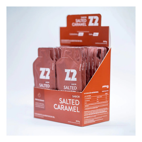 Suplemento Em Gel Energy Gel Z2 Z2+ Z2n 4 Sachês Sabor Caramelo Salgado