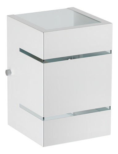 Kit 19 Arandela 2 Focos E 2 Frisos Externa Parede Muro Mf115 Cor Branco