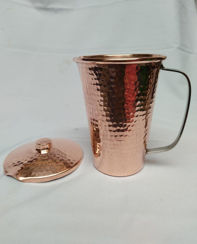 Jarra Recta (1.5 Litros) 100% Cobre Artesanal Martillado.
