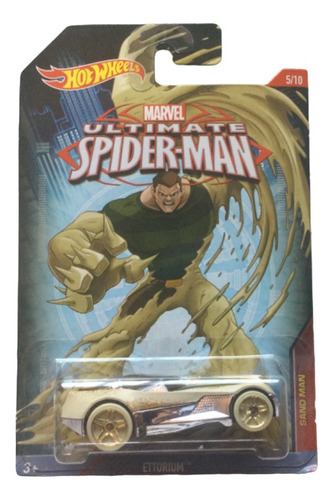 Hot Wheels Spider Man 5/10 Sand Man Ettorium 
