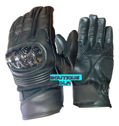 Guantes Motociclismo De Cuero Xtrong Excelente Proteccion