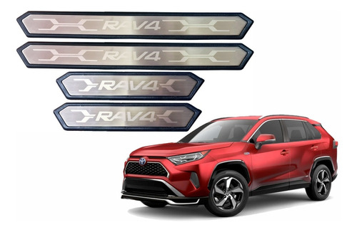 Estribos Protección Puertas Toyota Rav4 2019 2020 2021 2022