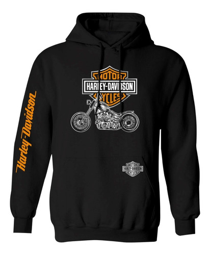 Sudadera Mod Harley Davidson Motorcicle Estampado Reflejante