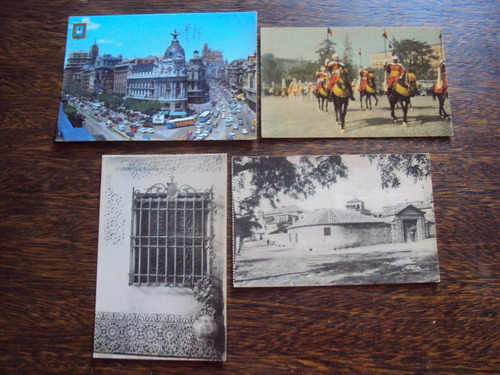 4 Postales De Madrid Y Toledo Casa El Greco Guardia Franco
