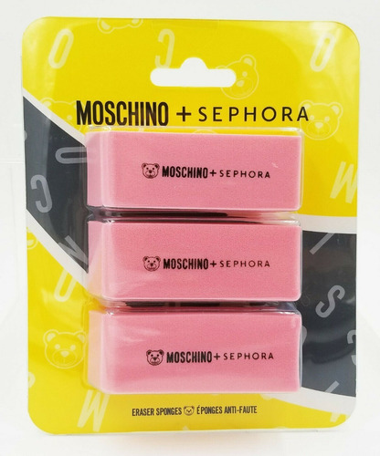 Esponja Suelta Moschino X Sephora Eraser Sponges X 1 Unidad