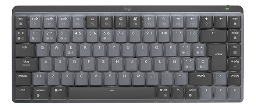 Teclado Bluetooth Logitech Mx Mechanical Mini Recargable Esp