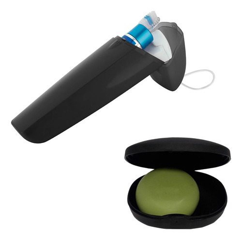 Kit Camping Com Organização E Higiene Para Suas Aventuras Cor Cinza E Verde