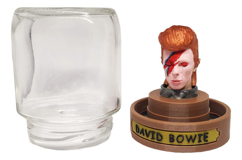 David Bowie - Heads In A Jar - 3dprinted - 9cm Altura